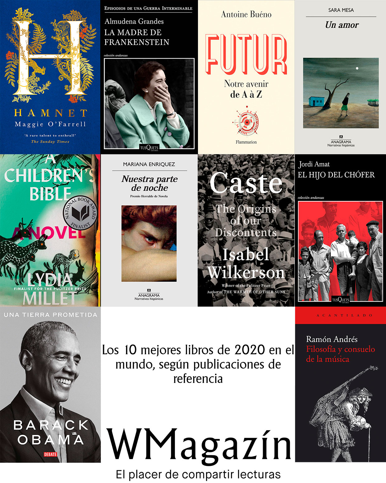 Arena Pantera Premio Los 10 mejores libros del año 2020 en diferentes países, según medios de  referencia | WMagazín